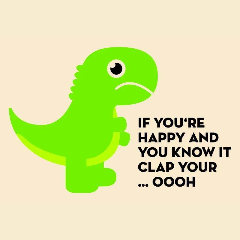 T-Rex clap your hands