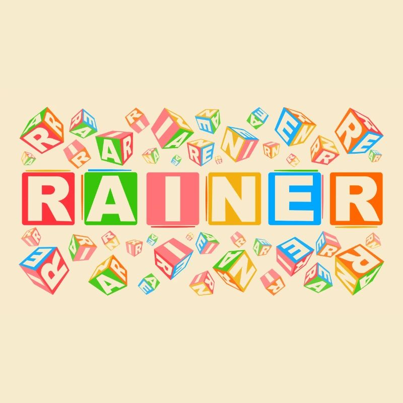 RAINER colourful cubes