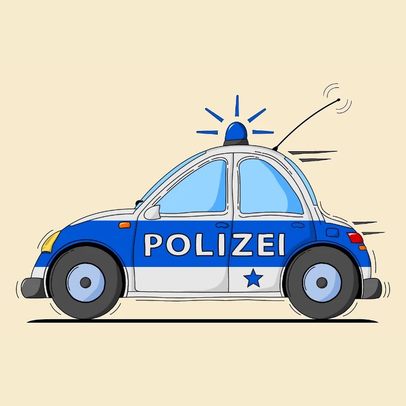 Polizeiauto Blau