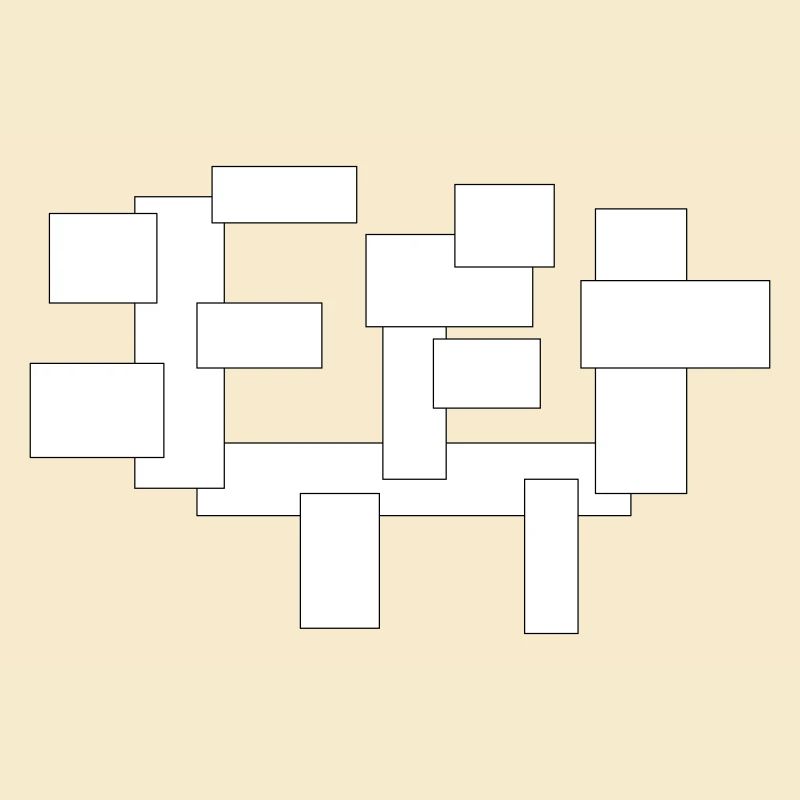 rectangles just squares in composition
