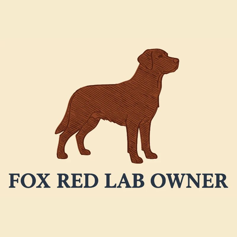 Fox red Labrador Logo