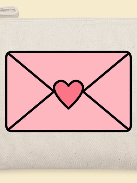 Liebesbrief mit Herz