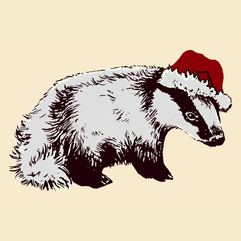 CHRISTMAS BADGER