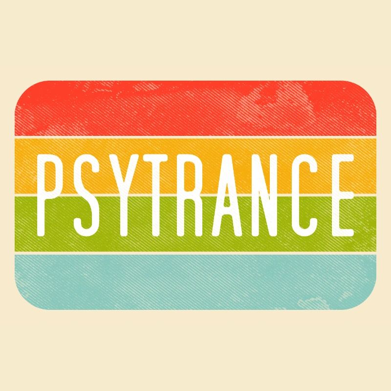 Psytrance Regenbogen Streifen
