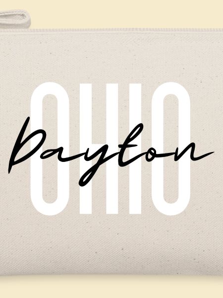 Ohio Script Overlay auf fetten Blockbuchstaben