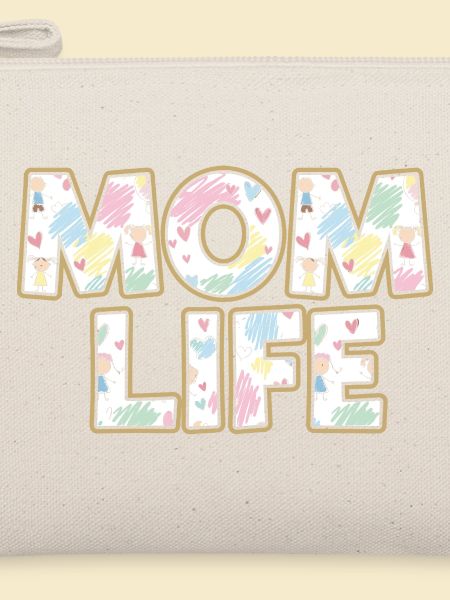 Mom Life Pastellherzen Scribble