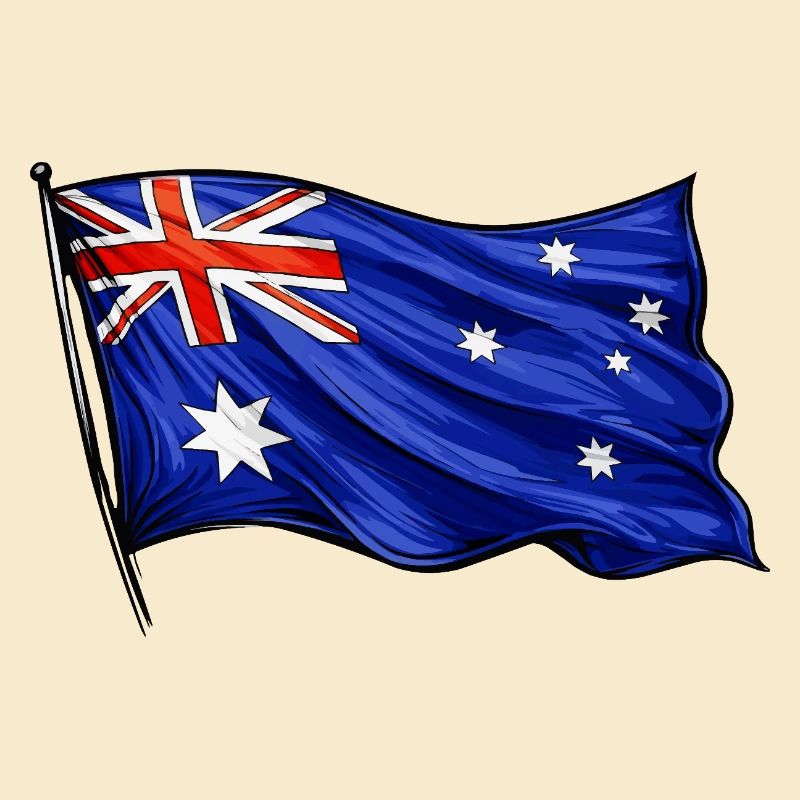 Australien Flagge Muster
