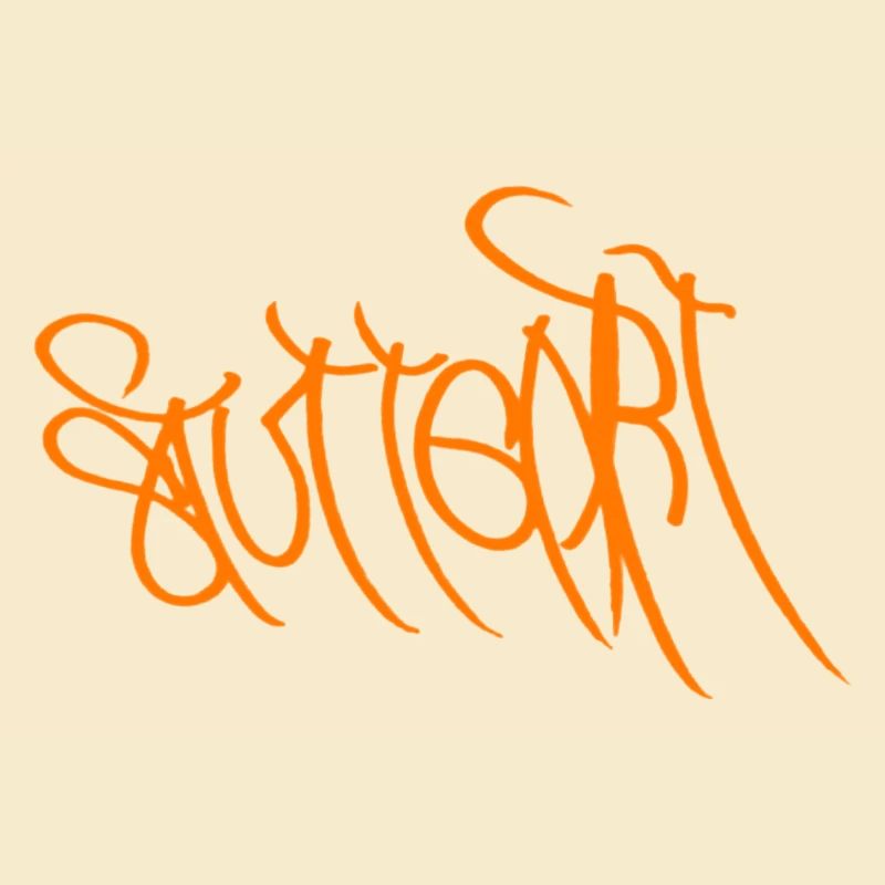 Graffiti Orange Handlettering Stuttgart