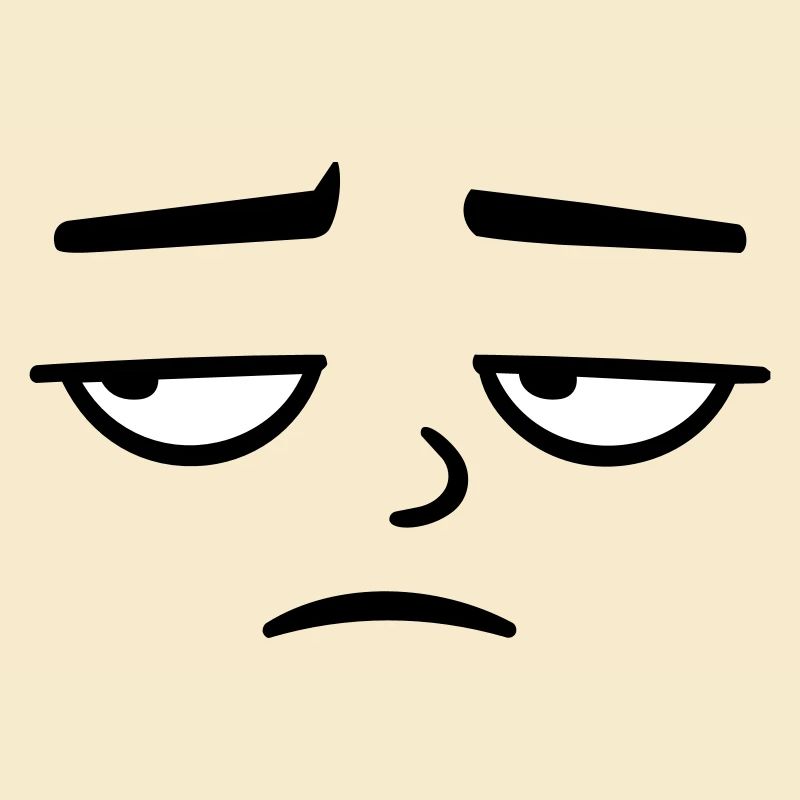Grumpy sad disappointed face funny