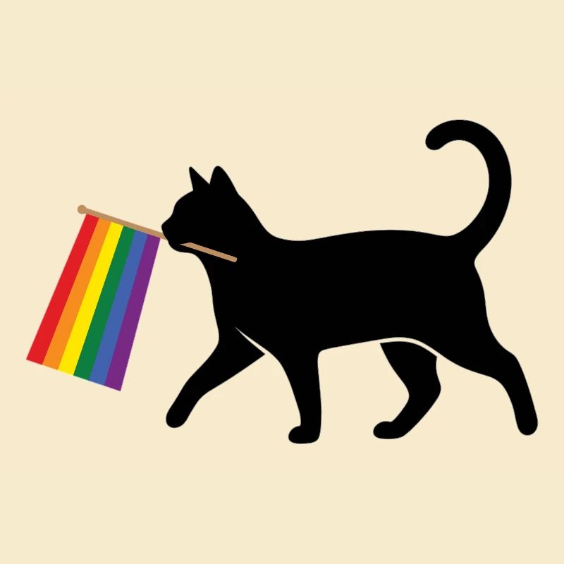 Pride Month LGBT – Ally Cat
