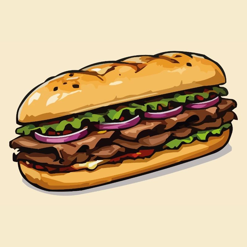 Sandwich illustration