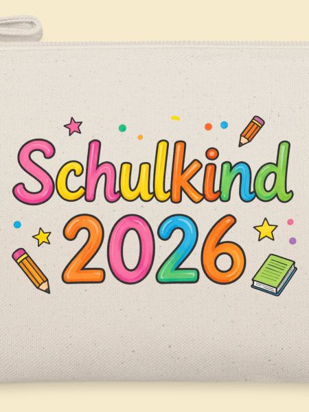 Schulkind 2026 Bunte Schulzeit