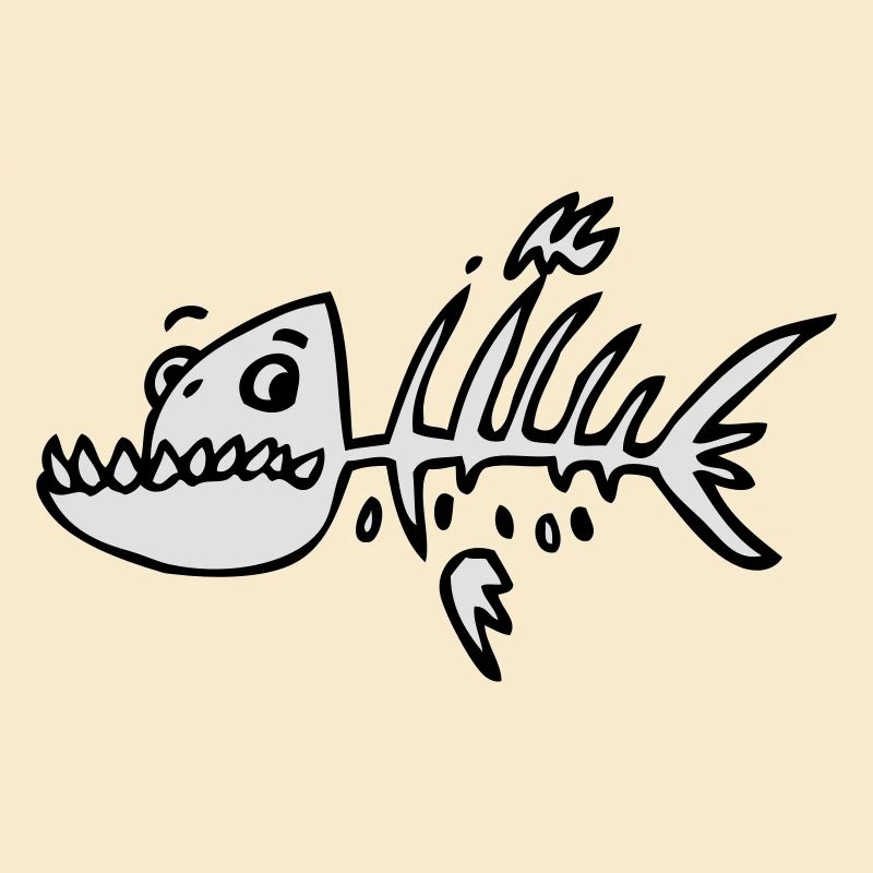 skeleton fish