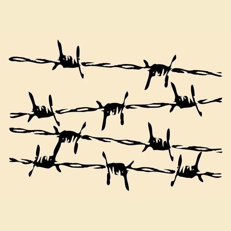 Stacheldraht Reihe