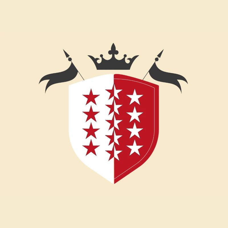 Drapeau Valais - Wallis