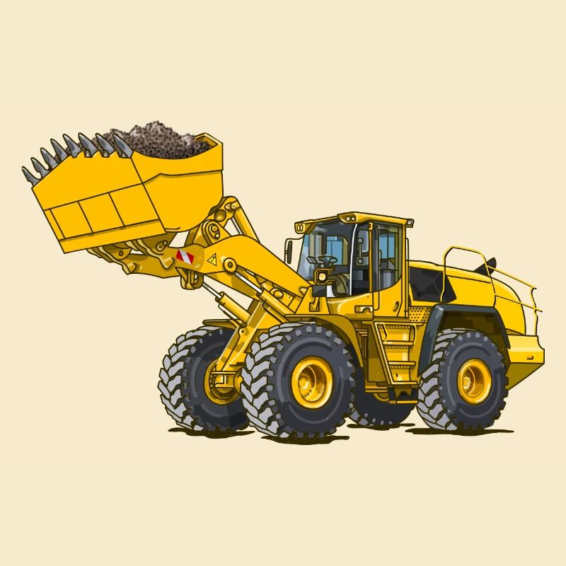 Radlader, Baumaschine