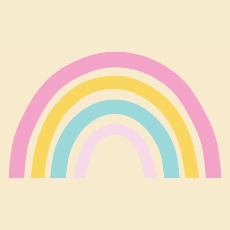 Pastell Regenbogen