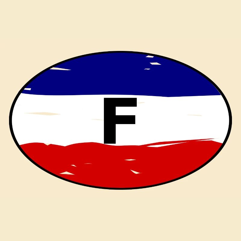 Frankreich Autoaufkleber