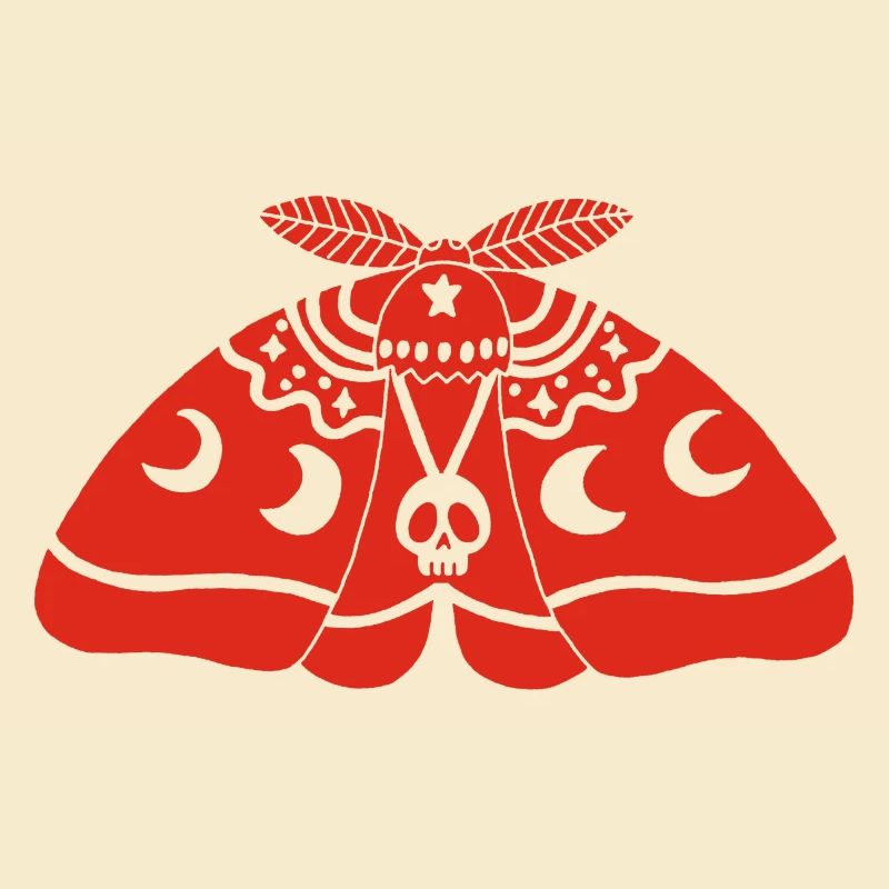Red moth