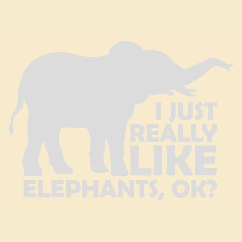 J’aime beaucoup les éléphants