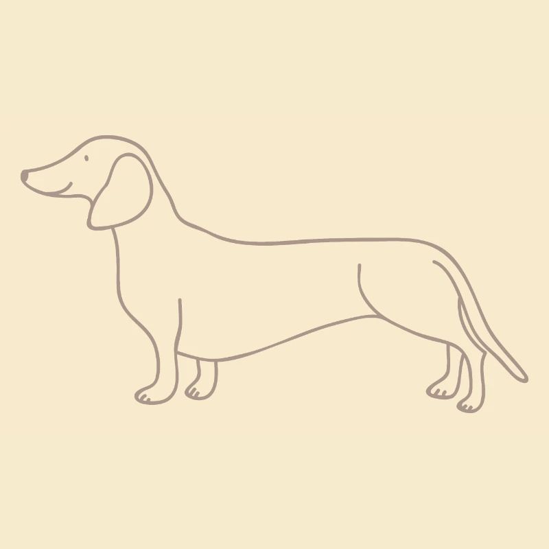 Dackel Outline