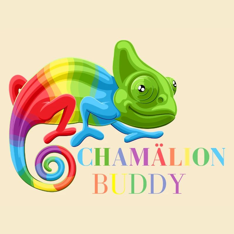 Chamäleon, bunte Chamäleon-Eidechsen