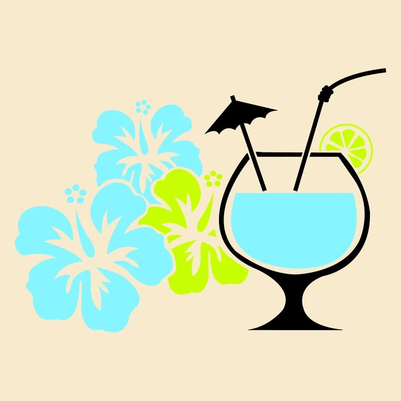 Cocktail Blumen Hawaii