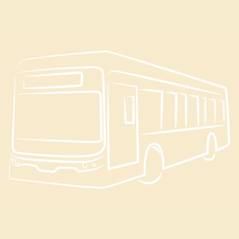 Bus Line Drawing