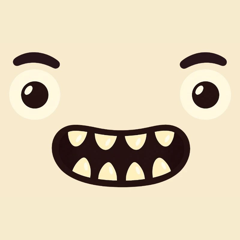 Visage de monstre