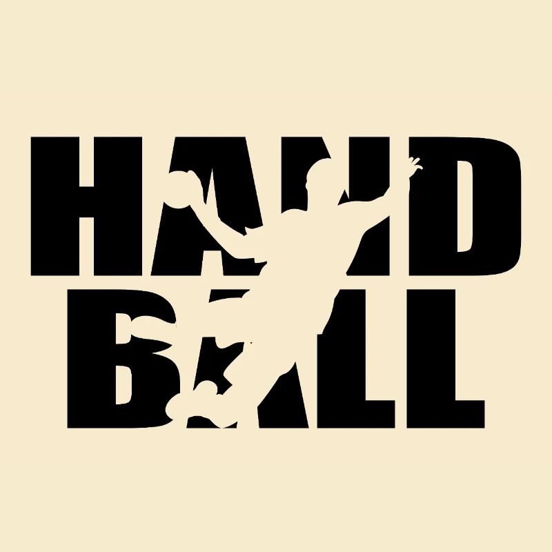 Klassisches Handball Design – Teamgeist & Power