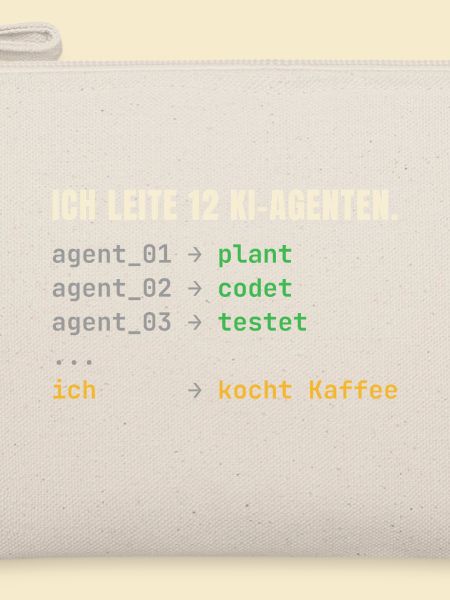 Ich leite 12 KI-Agenten – Chef-Shirt