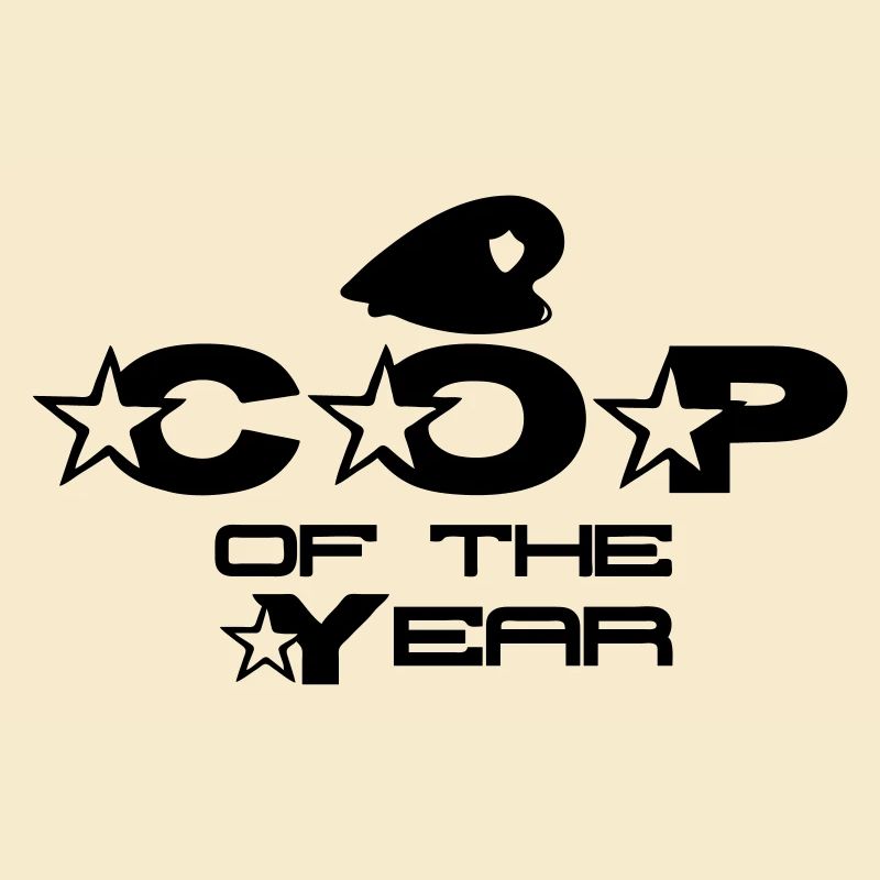 Policier de l’année Policier Profession Cadeau