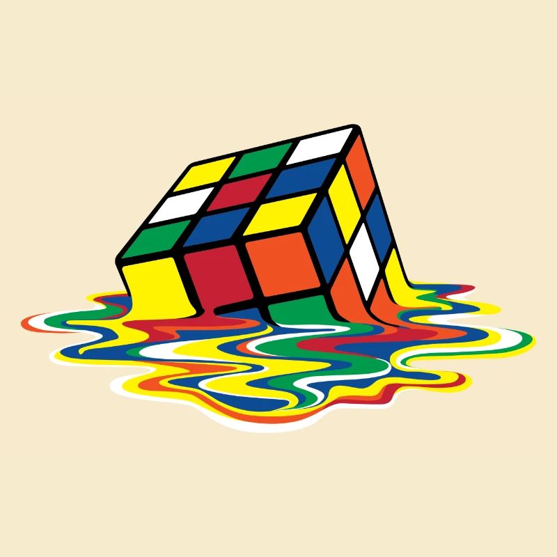 Rubik's Cube Zauberwürfel Melting Cube