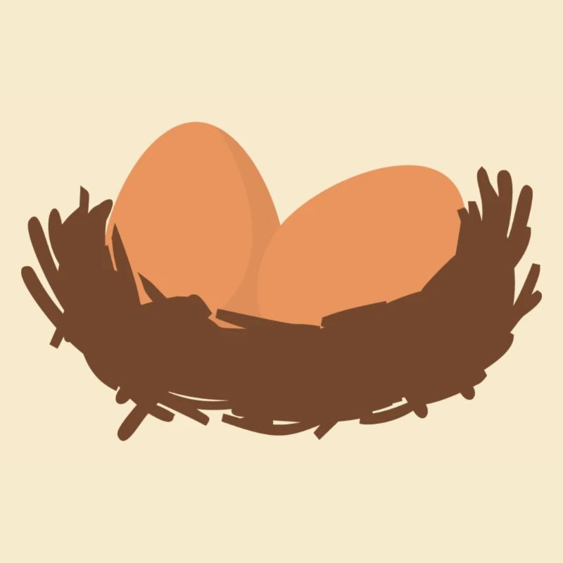 Eier Nest Egg Easter