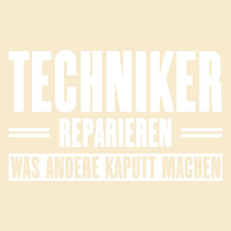 Servicetechniker Support Spruch für Handwerker