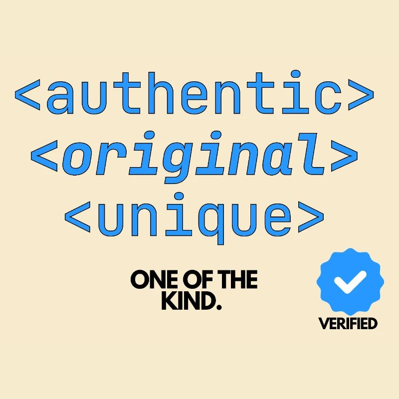 Authentisches Original der Art