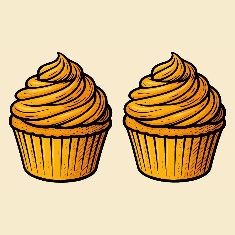 Cupcake Backen Comic