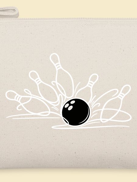 Handgezeichnete Bowling Linienkunst
