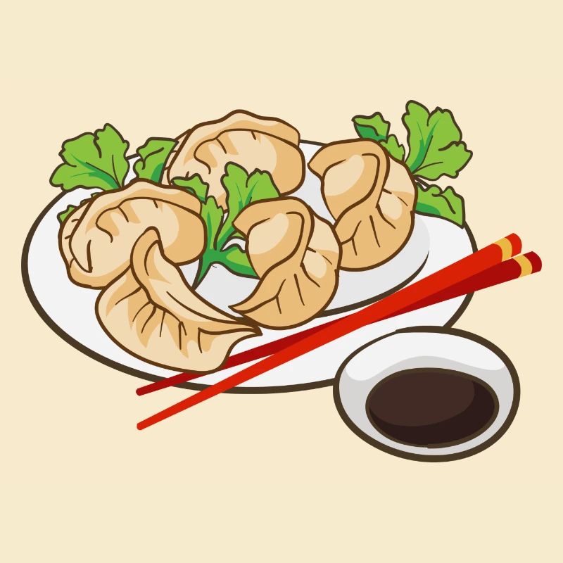 Dumplings Teller