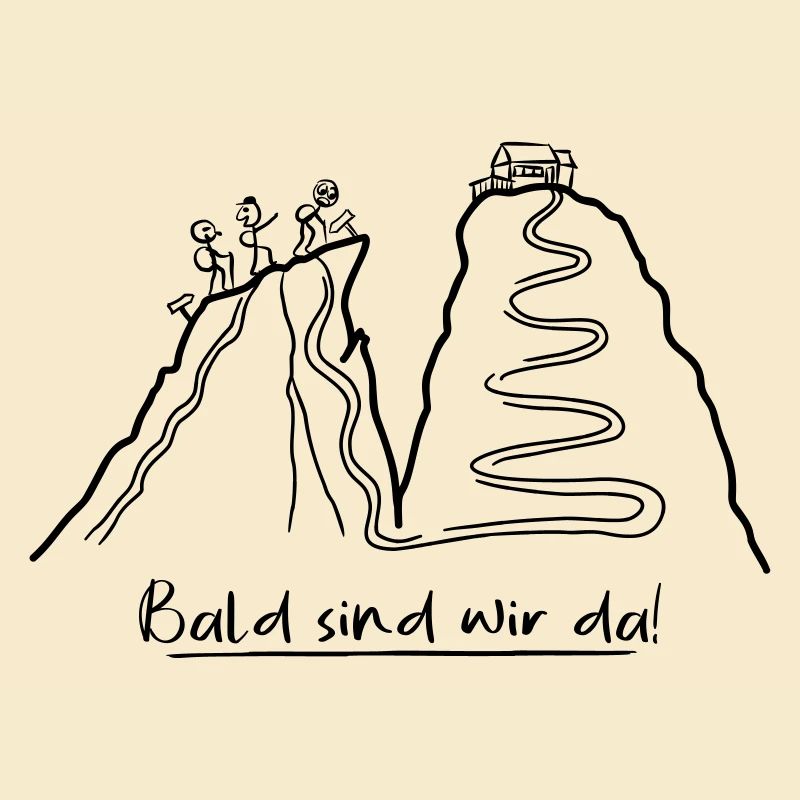 Bergsteiger - Bald sind wir da