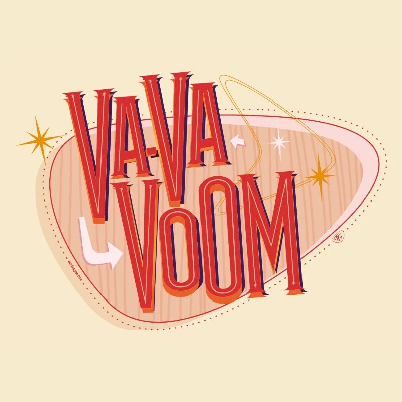 ✰ VaVaVoom on white