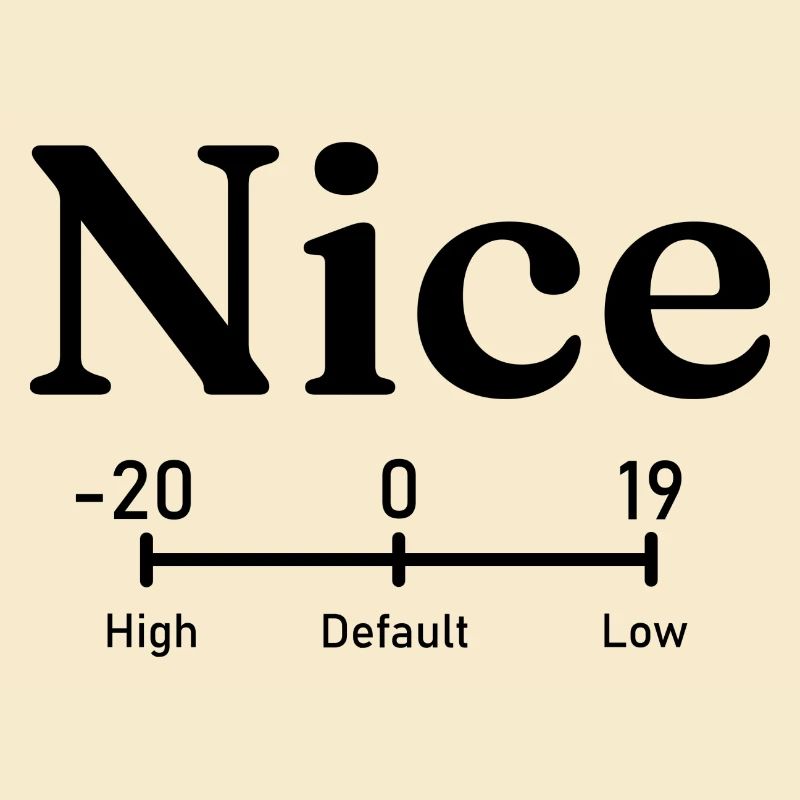 Nice | linux process priority command