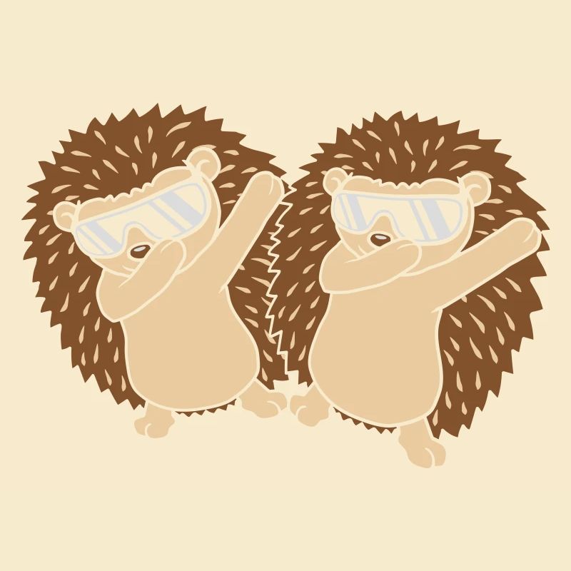 Amis Équipe dabbing Hedgehog