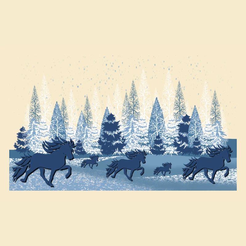 Winterlandschaft 2 mit Tölt