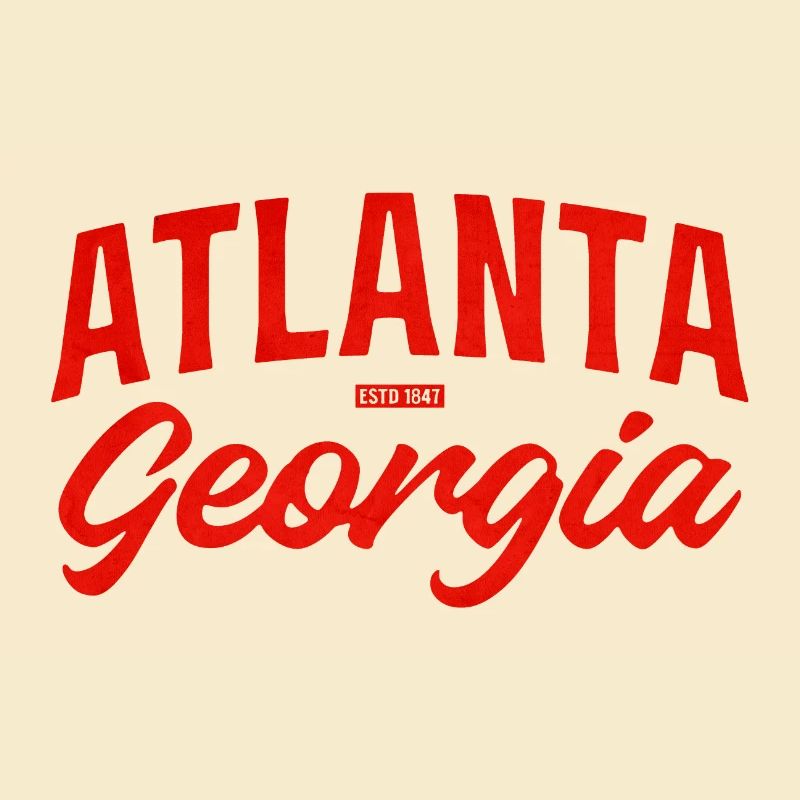 Atlanta Georgia Script Logo