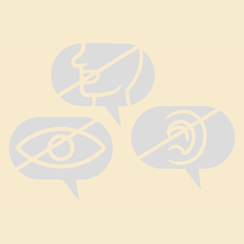 No seeing Hearing speak