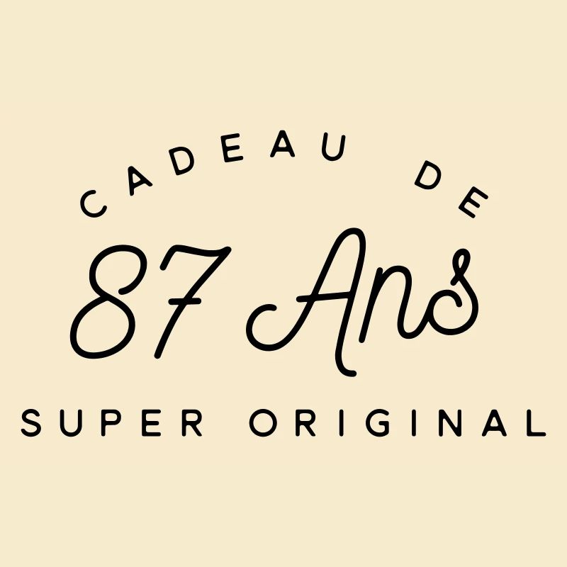 Cadeau 87 ans 
