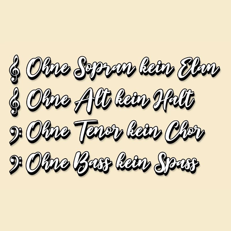 SATB Chor Spruch