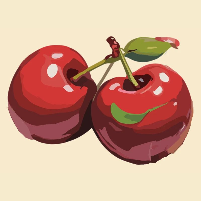 Rote Kirsche Cherries Kirschen Cherry