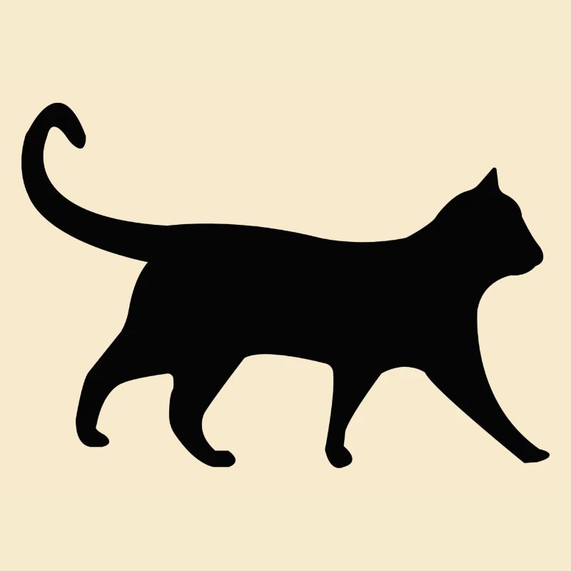 Katze schwarz Silhouette